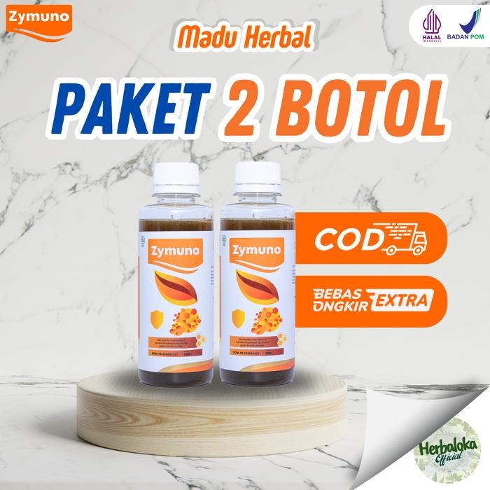 

Zymuno Paket 2 Botol Madu Herbal Imunoterapi Kanker dan Tumor Original