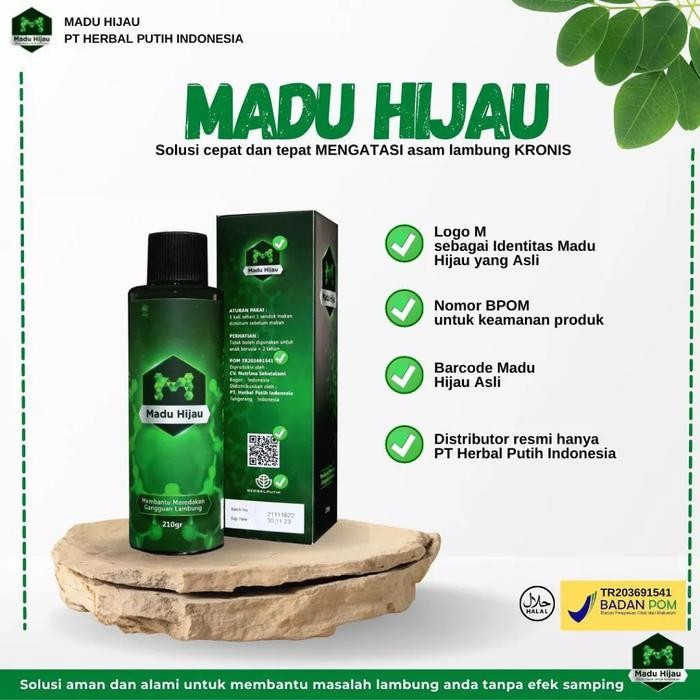 

Madu Hijau Logo M asli 100%