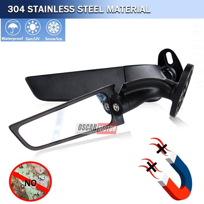 Kaca Spion Winglet Jumbo Variasi Max Protaper R15 Cbr150 Gsx Universal #Gratisongkir