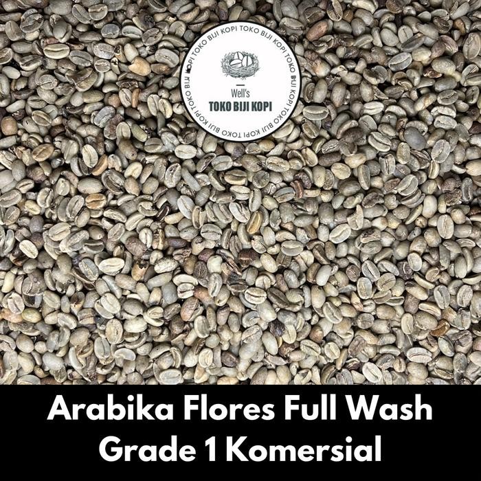

Green Bean Kopi Arabika Flores Bajawa Full Wash Grade 1 Komersial - 1 kg