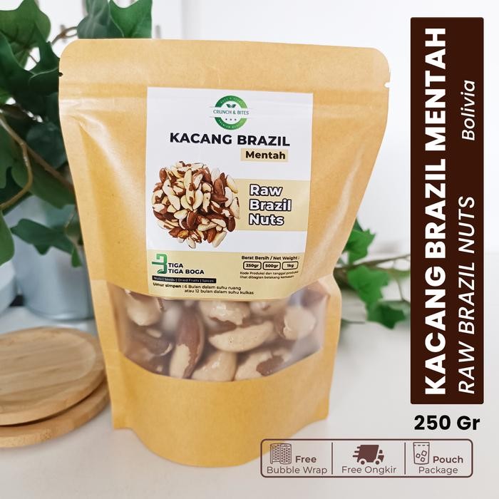 

Kacang Brazil Mentah Bolivia / Raw Brazil Nuts Bolivia 250gr Food
