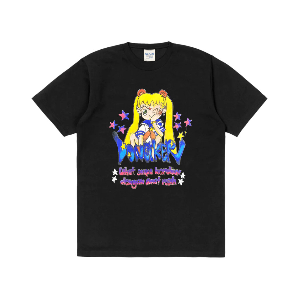 Rockermusic T-shirt Band Dongker - Sailor Moon Anime
