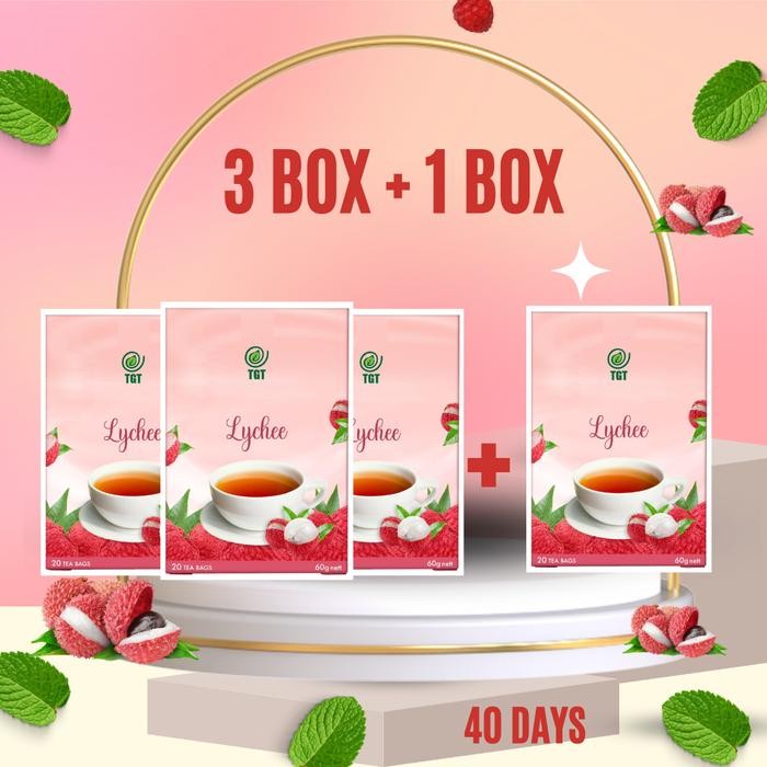 

TGT MINUMAN TEH HIJAU RASA LECI 4 BOX