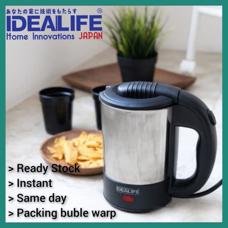 Teko Listrik Low Watt Pemanas Air Otomatis Idealife IL-100 0.5 L