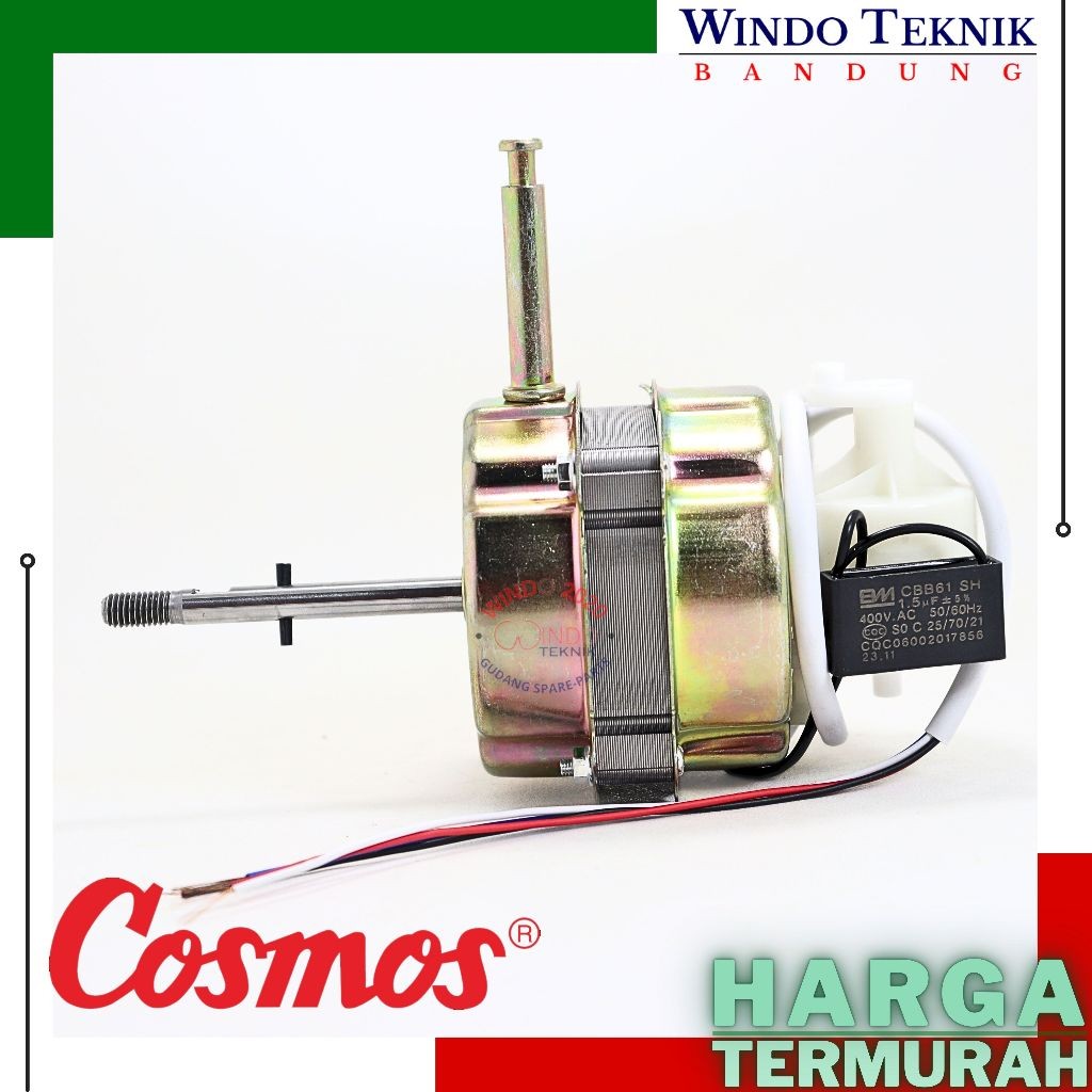 DINAMO KIPAS ANGIN COSMOS 16-SN TWINO 16 INCH MESIN MOTOR FAN KIPAS ANGIN COSMOS 16 XDC DINAMO