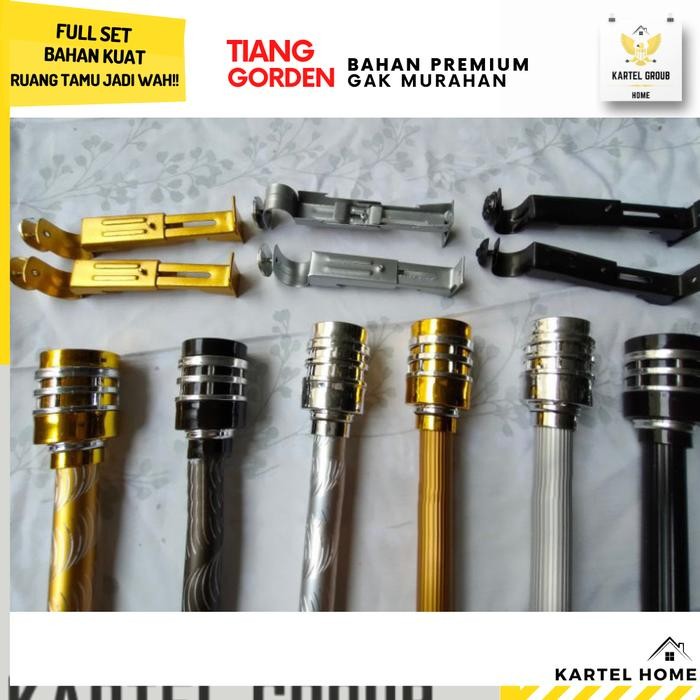 Tiang Gorden Pintu Jendela Tutup Tabung Minimalis Elegan