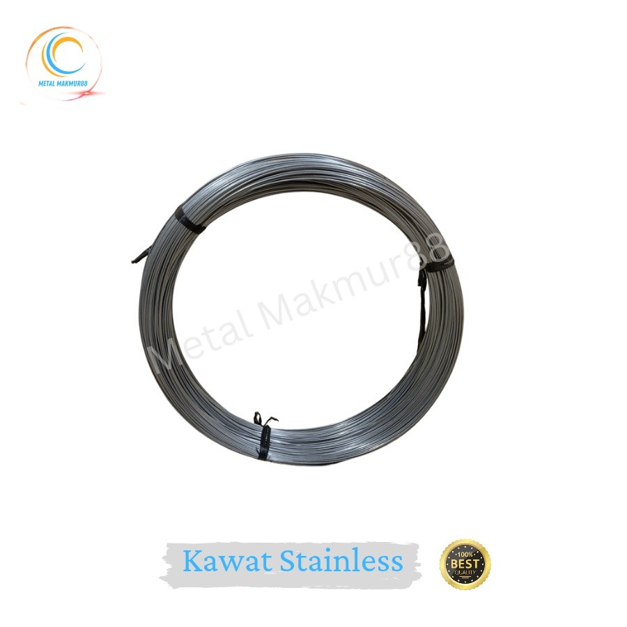 Kawat Stainless 304 Hard 1 - 4mm @1 Kg