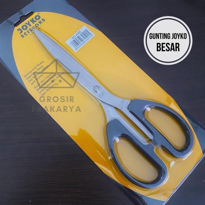 

ASLI Gunting Besar Pemotong Scissors Tajam Pemotong Scissors Kertas DIY Alat Potong Bahan Stainless