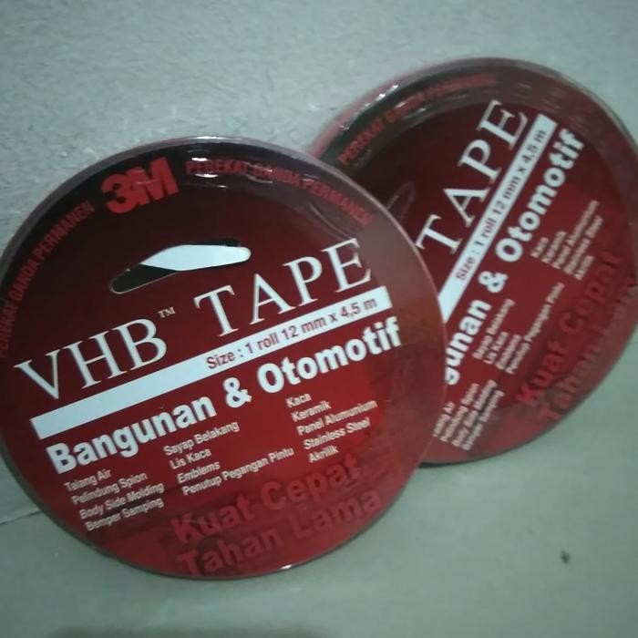 

double tape orgional 3M VHB 12Mm super lengket kuat