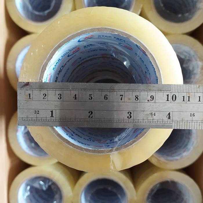 

lakban bening startape uk. 45mm x 100 yard ( 2 inch )