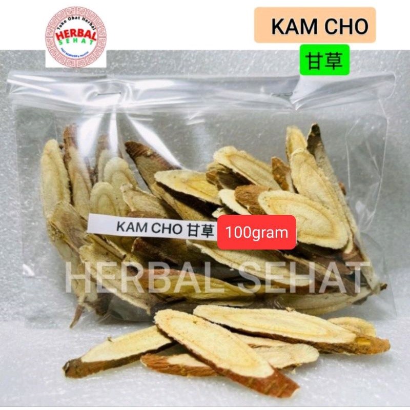 

Akar Manis 100 Gram Slice Gan Cao GanCao Licorice Root Kam Cho Kam Co PREMIUM