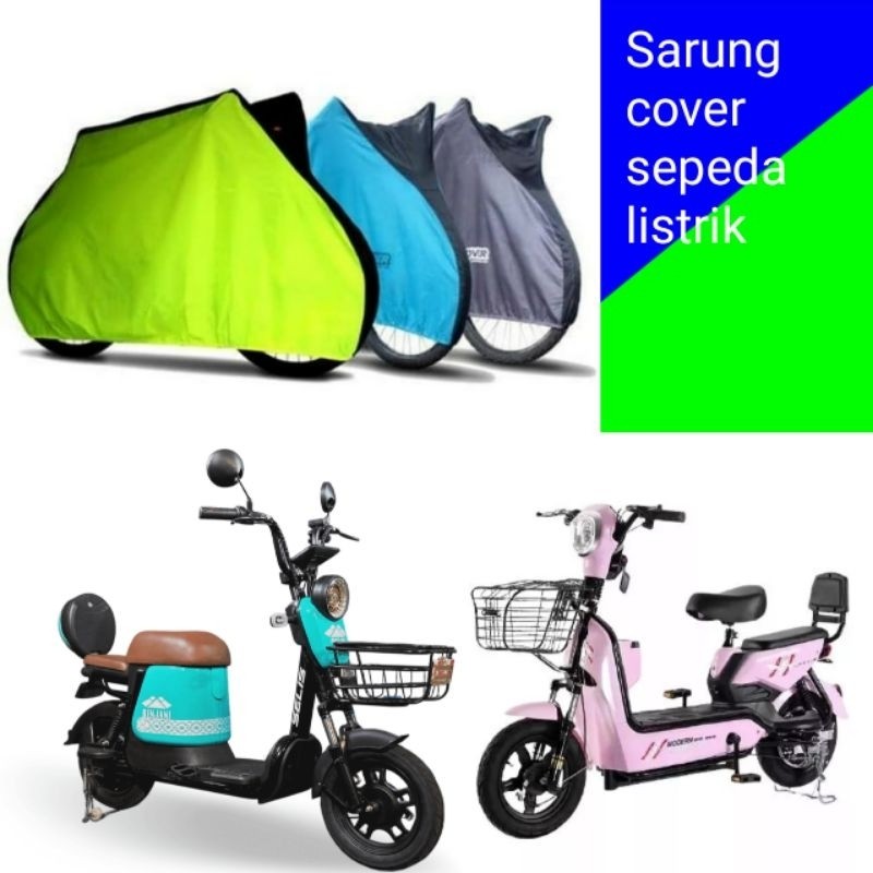 S - end Sarung Cover Sepeda listrik motor listrik Roda dua waterproof