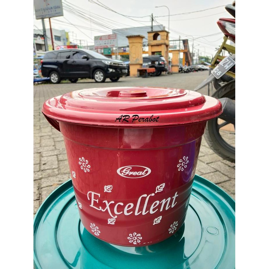 JTTOP" EMBER TUTUP PLASTIK EXCELLENT WARNA + GAGANG MERK GREAT UK 2G 3G 4G 6G