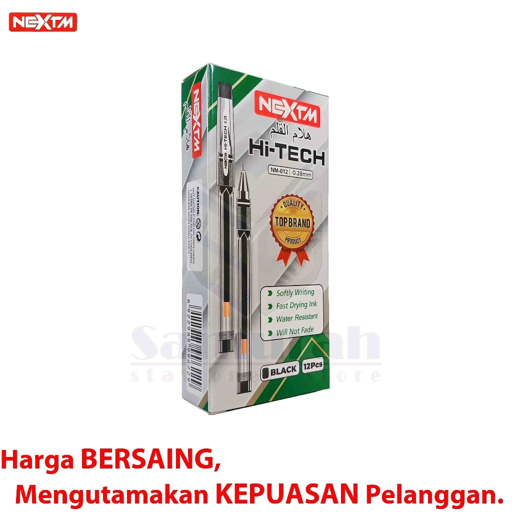 

Pulpen Next M Hitech NM 012 0.28 mm / GelPen Hi-Tech NM-012 Hitam 0,28 mm Next-M / Pena Gel Tipis