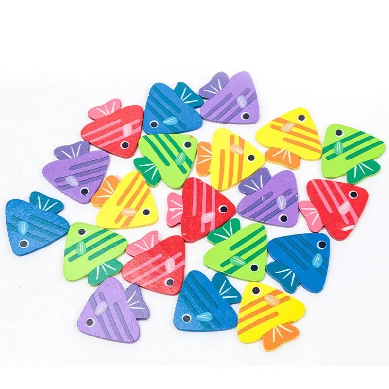 Children'S Wooden Montessori Toys Kids Logical Thinking Training Direction Color Cognition