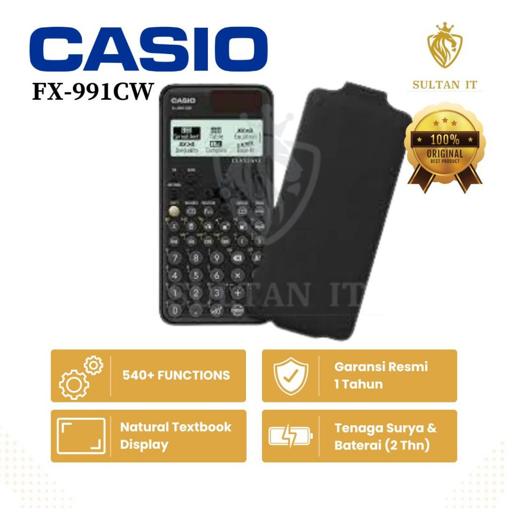 

Casio FX-991CW / FX 82CW Black ClassWiz Model Scientific Calculator Original