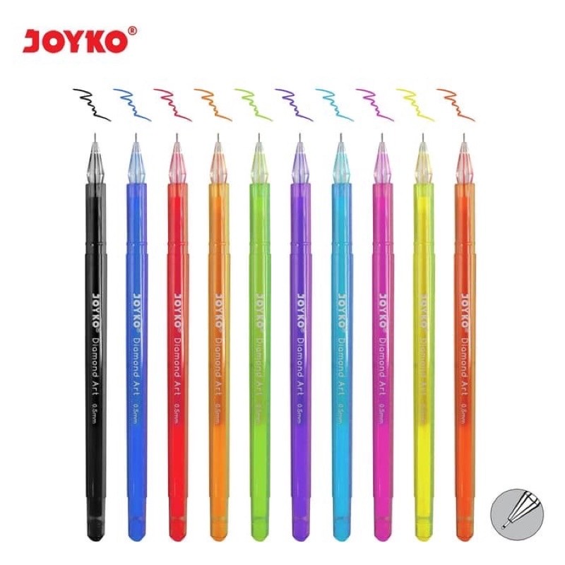 

Color Gel Pen Jokyo 10 Warna GPC 310S (Set)