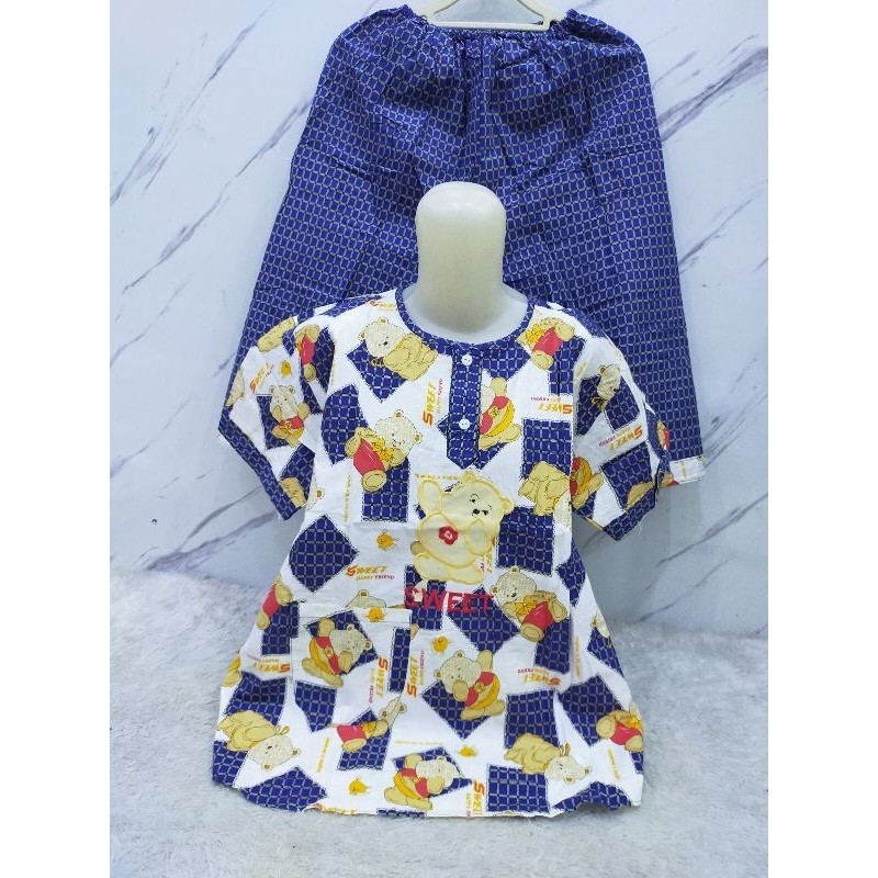 baju tidur 3/4 katun hausi ld 106 WE