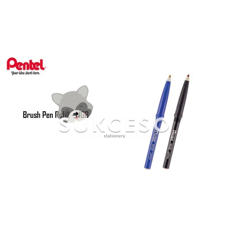 

Pentel Refill MG8 TR400 Rolling Writer Pen 0.8mm/ Isi Ulang Pulpen Pena