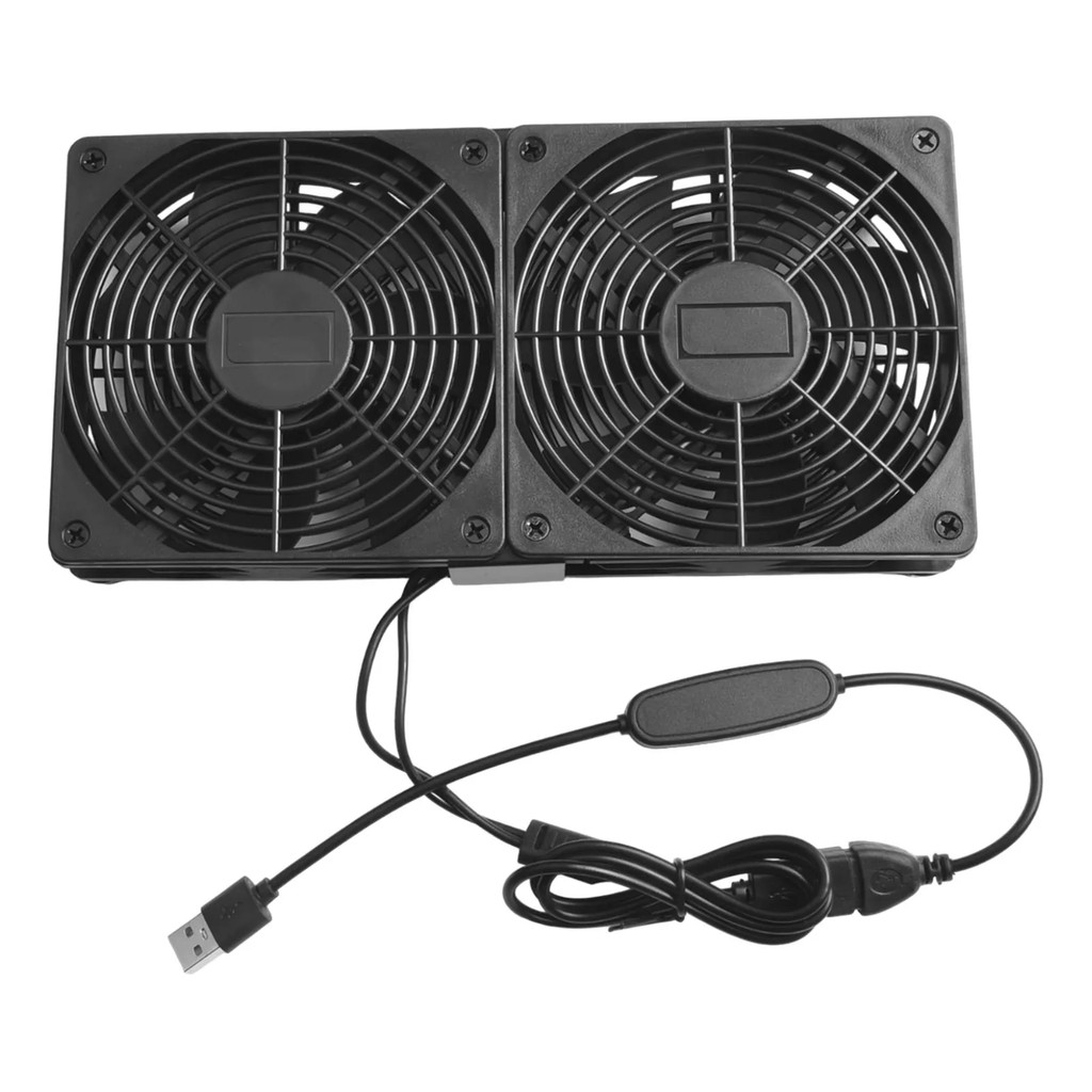 5V USB Powered Fan 120mm USB Router Fan For Home Office 100CFM Airflow 2000RPM To 2300RPM For Deskto