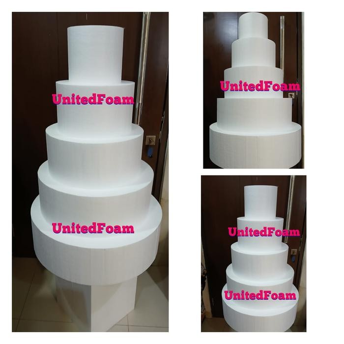 

Styrofoam Dummy Cake Uk. D45 Cm X 20 Cm
