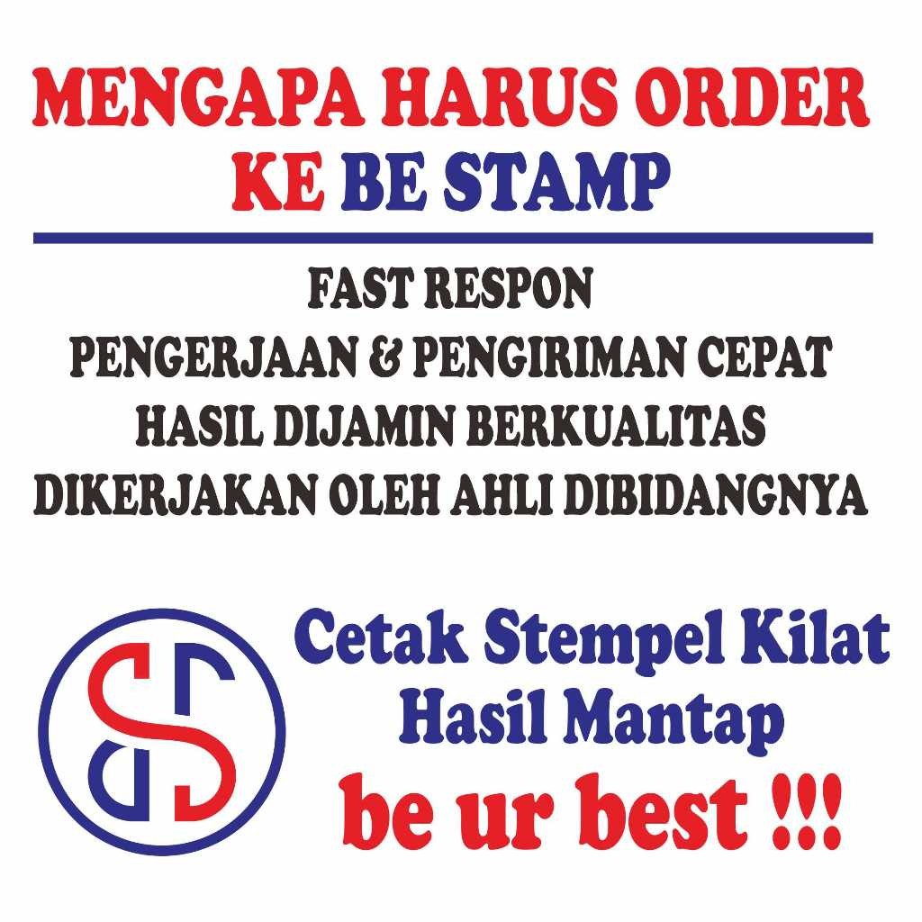 

Cetak Stempel Flash Bulat BONUS TINTA