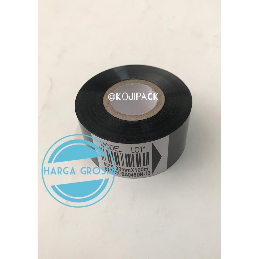 

Pita Tinta Mesin Pencetak Tanggal Expire Expired Date Printing Machine Ribbon 30mm x 100m Roll