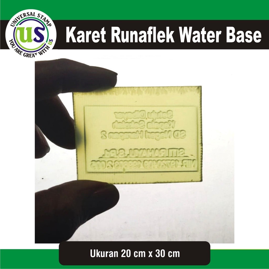 

Karet Stempel Runaflek Basis Air