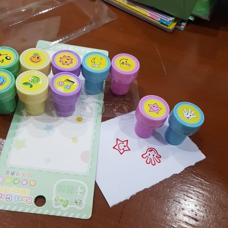 

Stampel Set Anak Lucu Emoticon 10 motif YZ-1603/Best Good HZ360-10