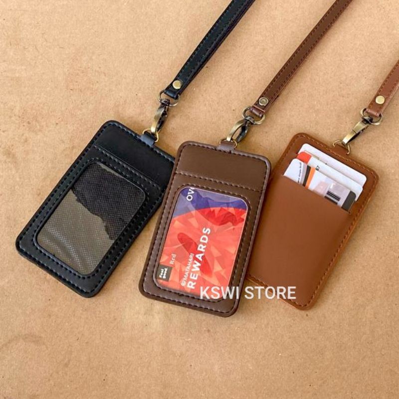 

ID Card Holder Kulit Name Tag Holder Kulit MB1