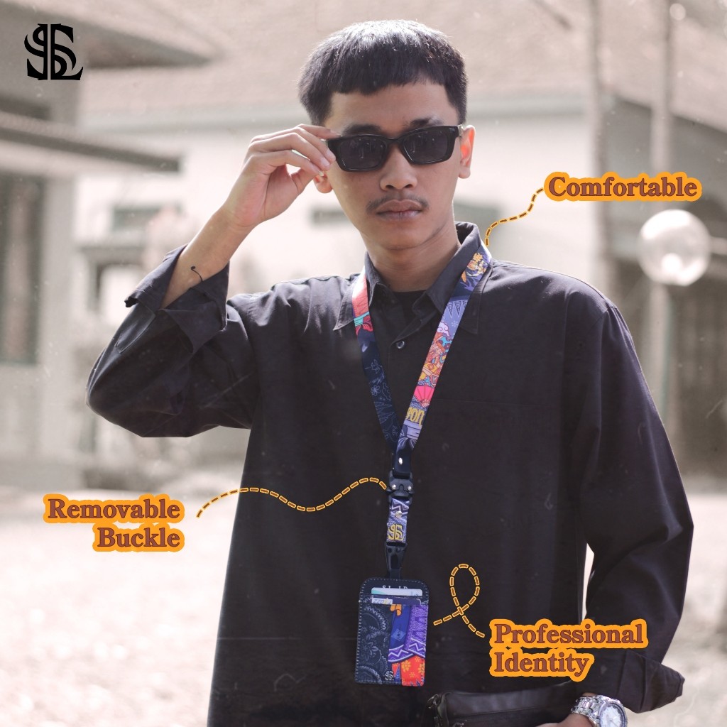 

SL.ID Lanyard Id card Holder Printing - Bhineka