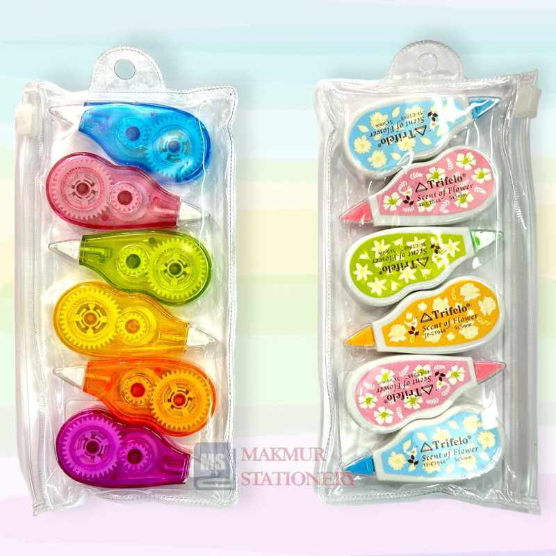

Correction Tape / Tip X Kertas Trifelo CT 048 (Set)