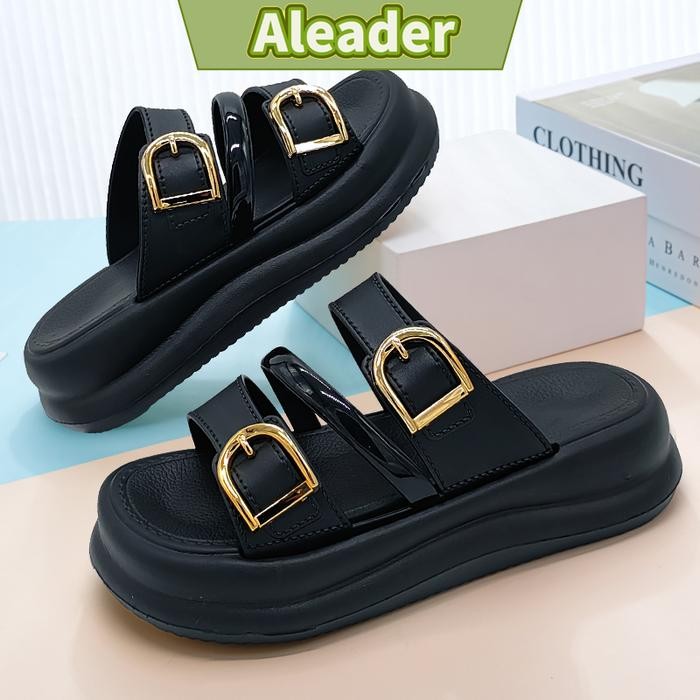 JTTOP" SURABAYA ALEADER SANDAL WANITA SANDAL WANITA DOUBLE STRAP SANDAL WANITA KOREA SANDAL WANITA