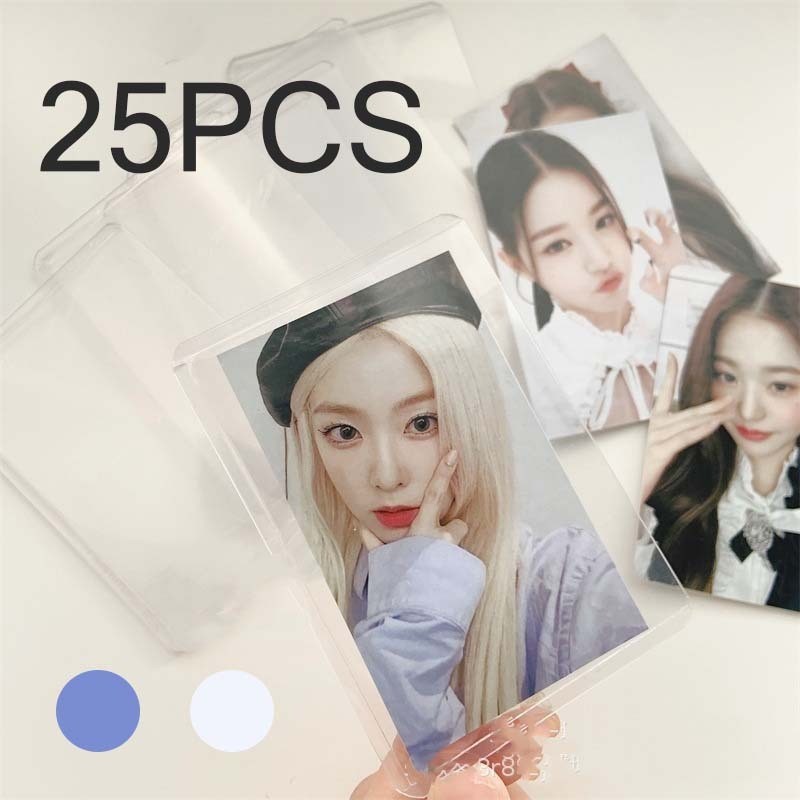 

25pcs Pelindung Photocard Card Sleeve Toploader Photocard Pelindung Kartu Id Card Plastik Pelindung