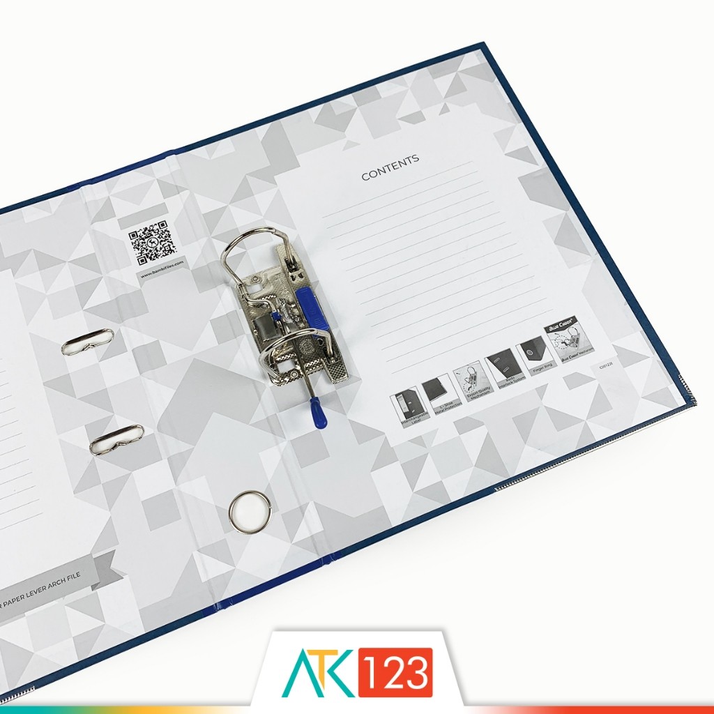 

Map Ordner / Ring Binder / Lever Arch File Folio 75 mm / 7.5 cm Bindex 717