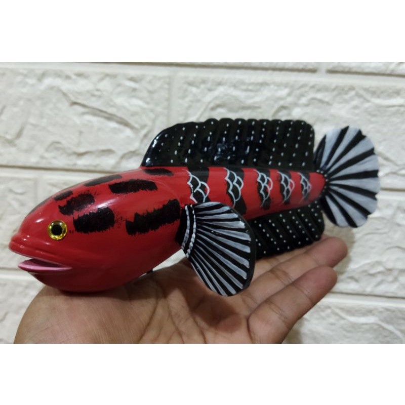 Replika Patung Channa Red Maru 20cm