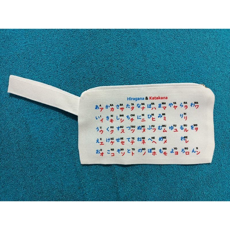 

Tempat Pensil / Pouch Jepang Hirgana Katakana