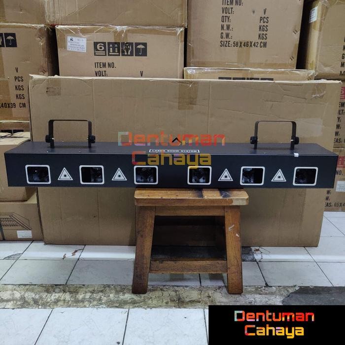 Laser Show 6 Mata 6 eyes RGB Full Color Laser Panggung