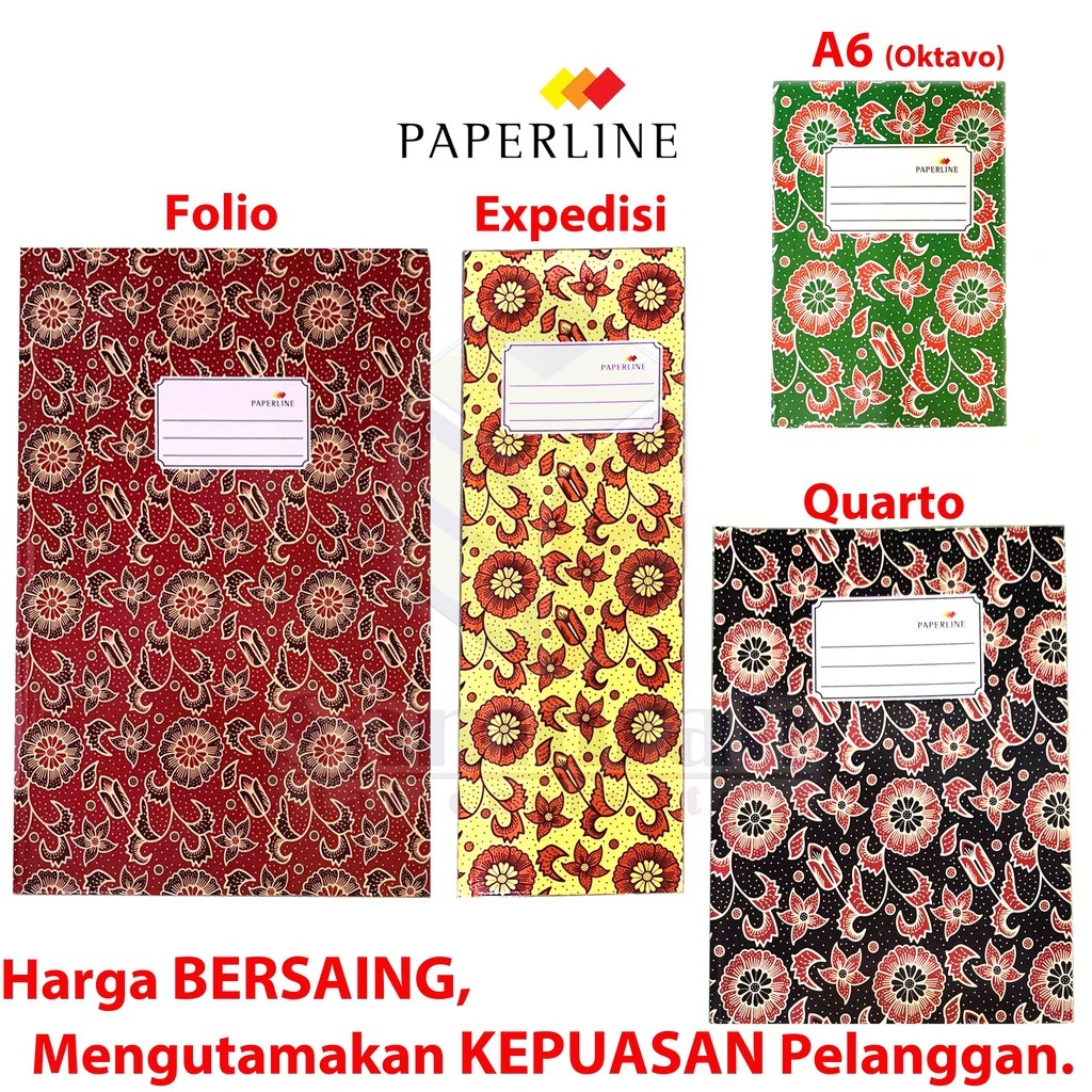 

Buku Hard Cover Paperline Folio isi 200 lembar / Buku Akutansi PPL F4 / Catatan laporan Tebal