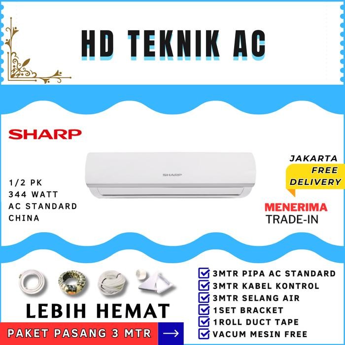 JTTOP" AC SHARP 1/2 PK AH-A5ZCY R-32 MADE IN CHINA
