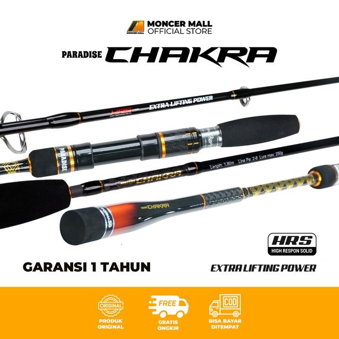 Joran Paradise Chakra Jigging Untuk Dasaran Laut Panjang 180 CM