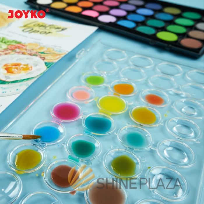 

Watercolor Cake Set WC-3-48 Joyko - Cat Air Watercolour Isi 48 Warna