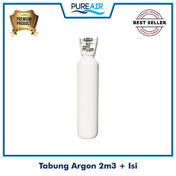 Pureair Tabung Argon + Isi Full Gas ARGON WG 2m3