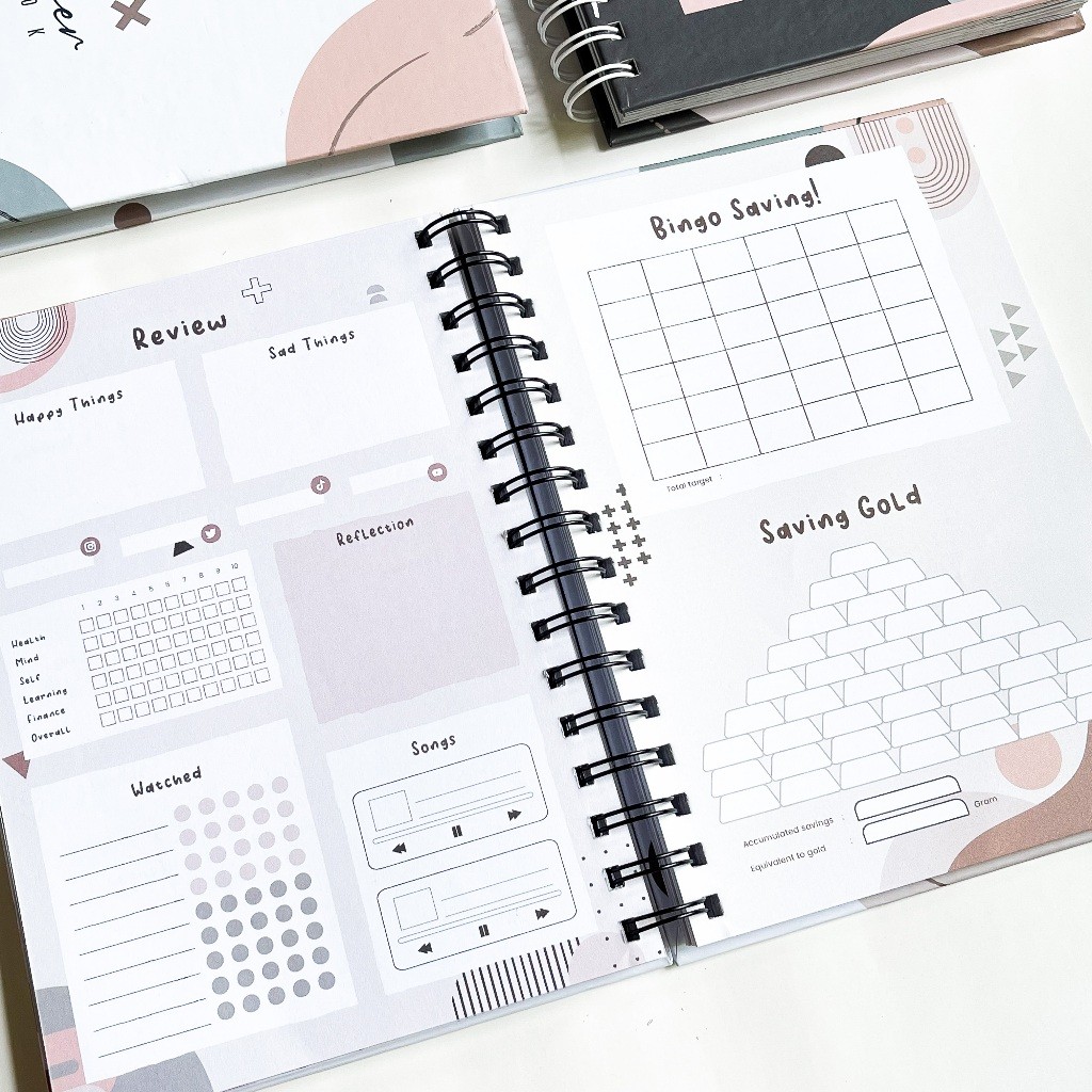 

Planner 2025 2026 Hardcover Undated / Monthly Planner / Weekly Planner / Daily Planner / Yearly