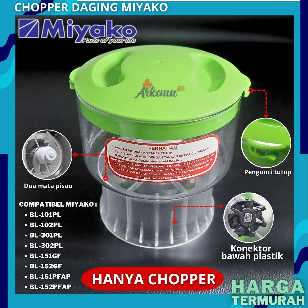 CHOPER / COPER CHOPPER BLENDER DAGING MIYAKO PENGGILING DAGING MEAT COPPER BLENDER DAGING MIYAKO