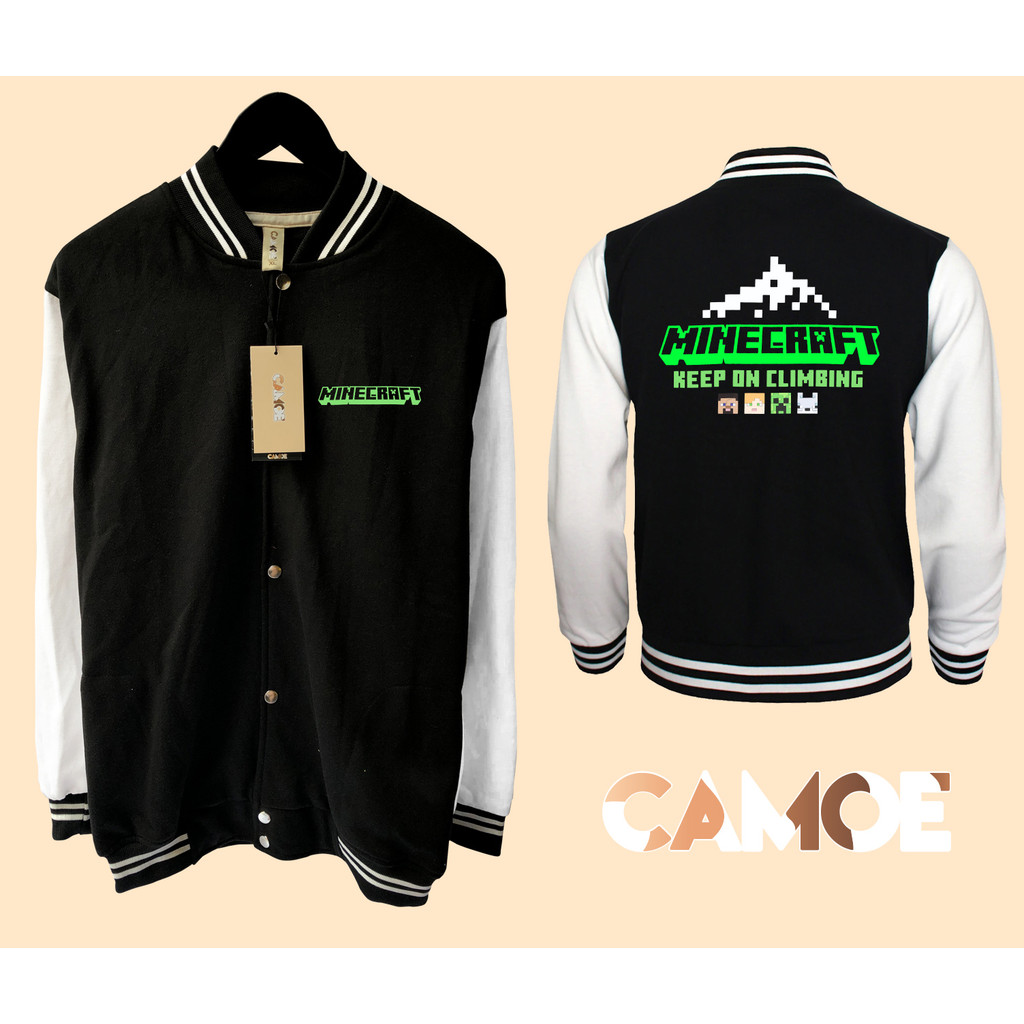 Jaket Baseball Varsity Minecraft TNT Gaming UT