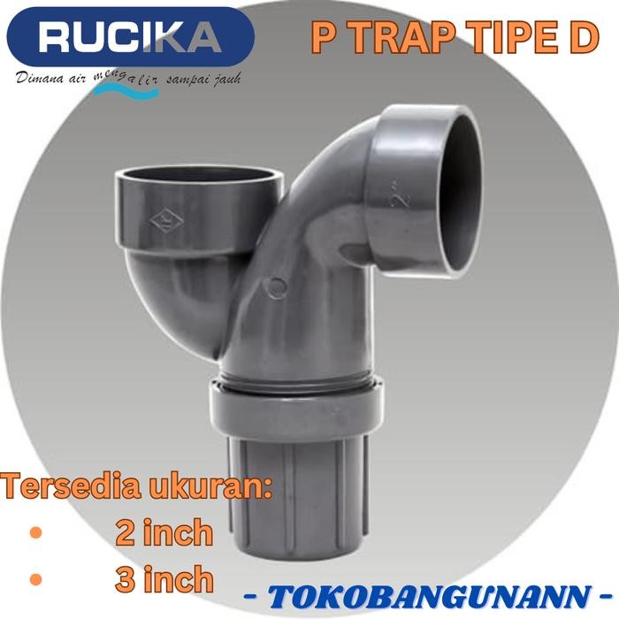 PREMIUM P-TRAP V TRAP P TRAP Leher Angsa Saringan Pipa Wastafel PVC RUCIKA