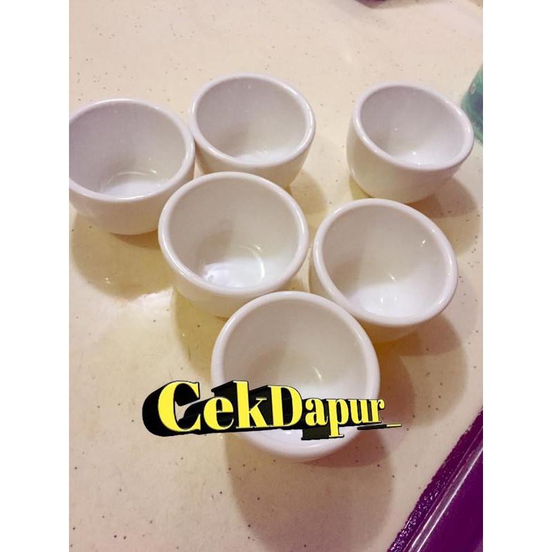 PREMIUM cetakan kue mangkuk mangkok talam keramik jumbo 100ml/cucing 100ml 7cm