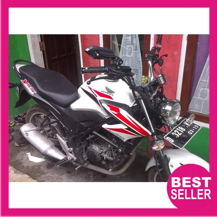 PREMIUM Dudukan Lampu Pesek Motor CB150 Variasi Bracket Braket Lampu Bulat CNV