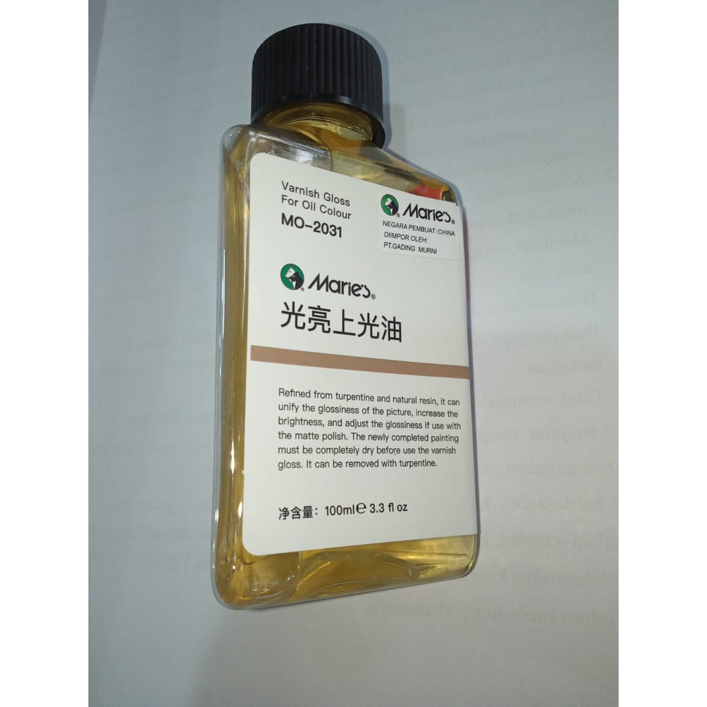 

Varnish Untuk Cat Minyak Maries MO- 2031 / Varnish Gloss For Oil Color / Vernish Gloss